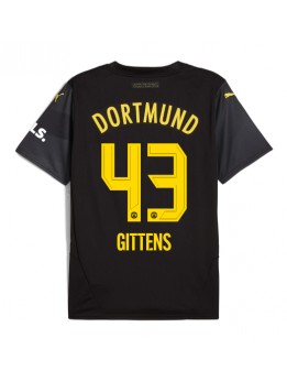 Borussia Dortmund Jamie Bynoe-Gittens #43 Auswärtstrikot 2024-25 Kurzarm